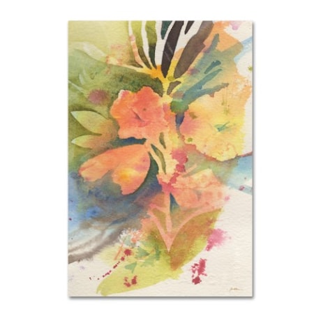 Sheila Golden 'Sunlight Blossoming' Canvas Art,12x19